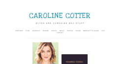 Desktop Screenshot of carolineecotter.com
